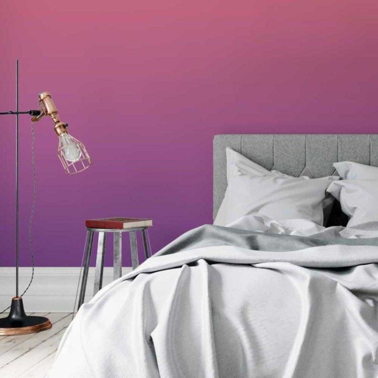 Papel de Parede Adesivo Degradê Vermelho e Roxo...