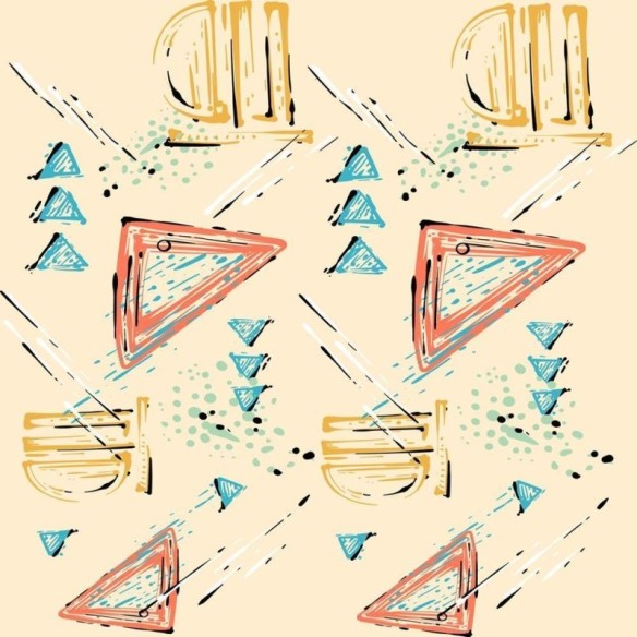 Papel de Parede Adesivo Desenhos abstratos N08153
