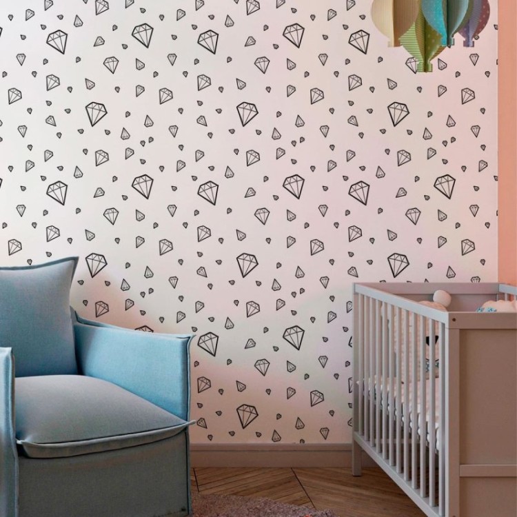 Papel de Parede Adesivo Diamantes N010058