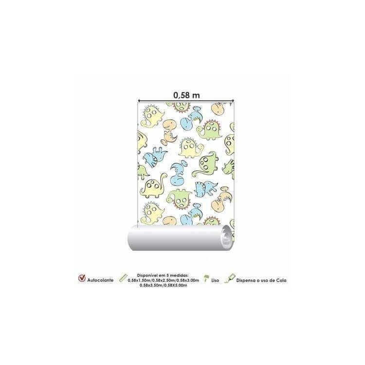 Papel de Parede Adesivo Dinossauros 72330