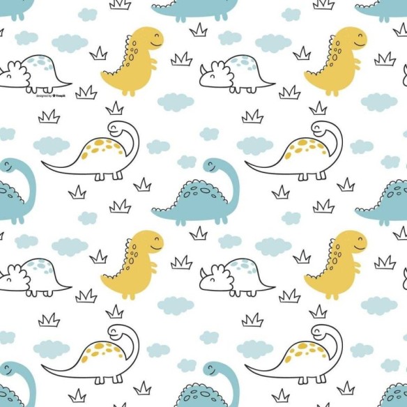Papel de Parede Adesivo Dinossauros Infantil N04238