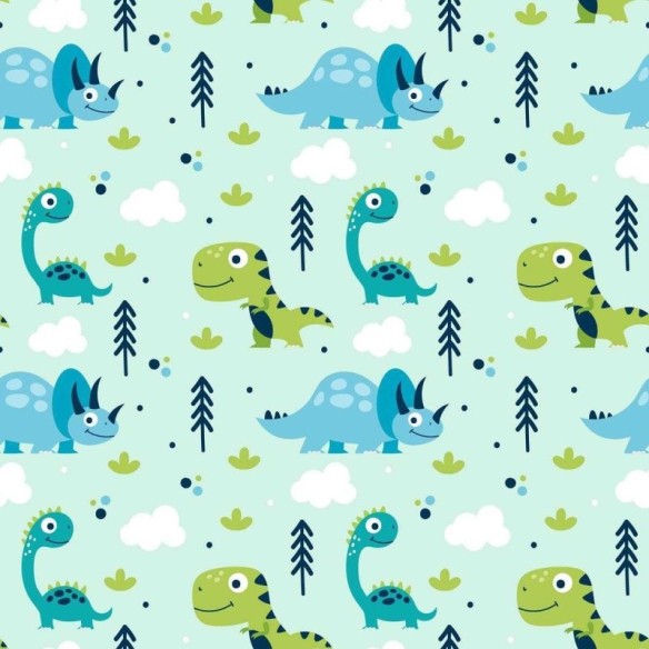 Papel de Parede Adesivo Dinossauros Infantil N04244