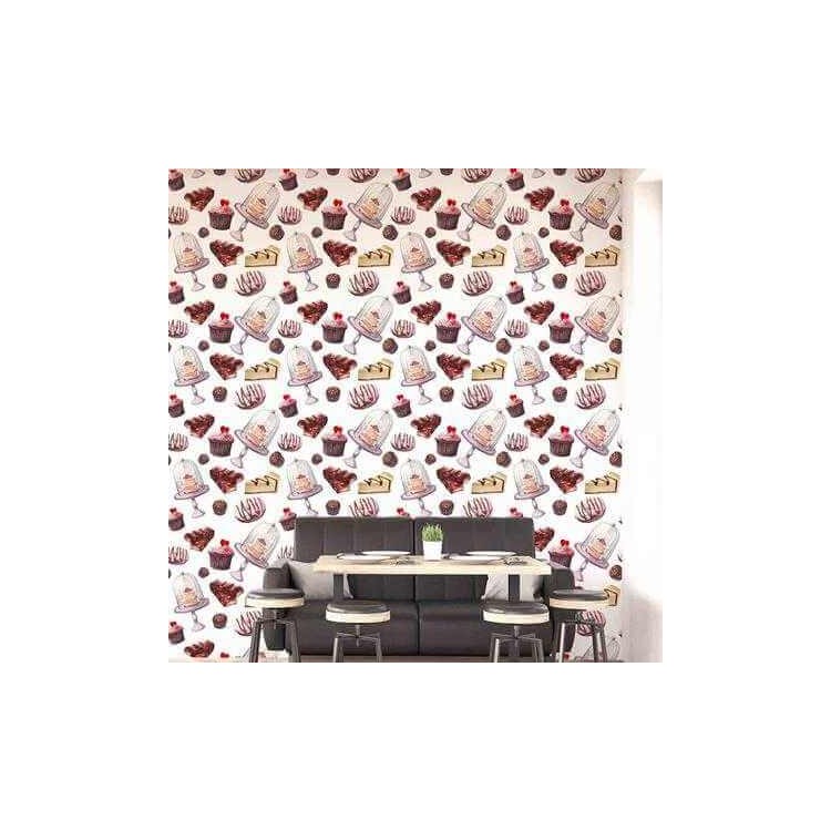 Papel de Parede Adesivo Doces 285130853