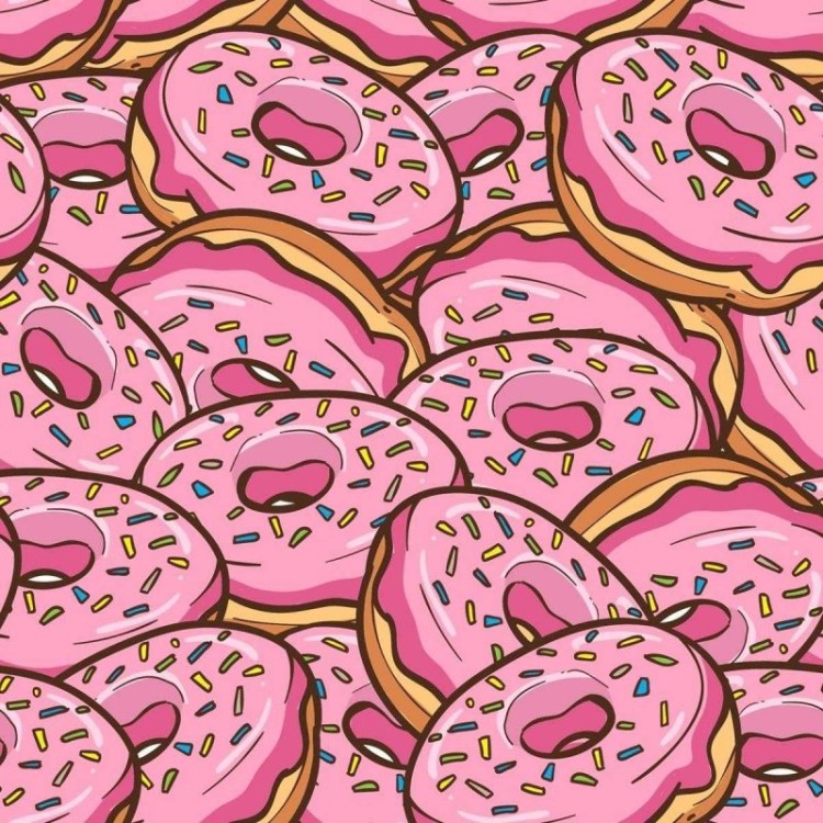 Papel de Parede Adesivo Donuts N03049