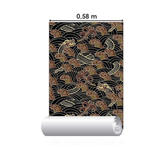 Papel de Parede Adesivo Dragão Chinês N05103