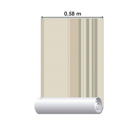 Papel de Parede Adesivo Echarpe Listrada N013282
