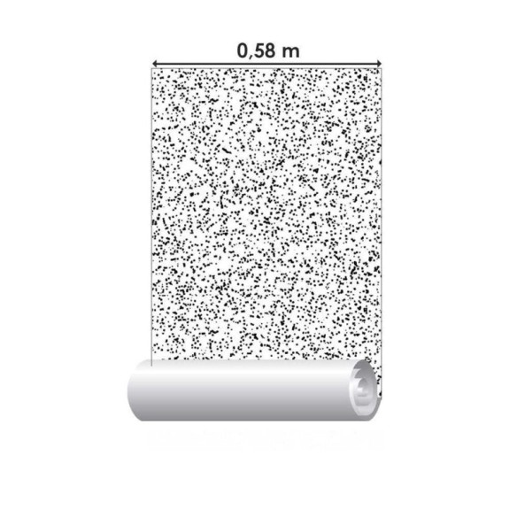Papel de Parede Adesivo Efeito Noise em Preto Branco N08104
