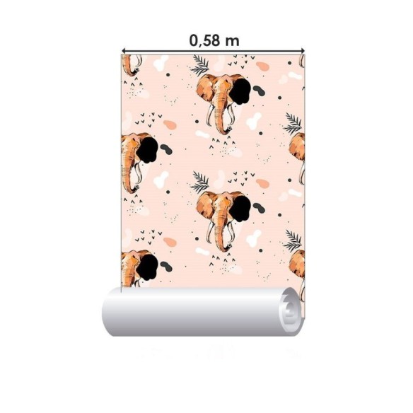 Papel de Parede Adesivo Elefantes N013125