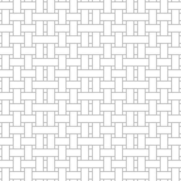 Papel de Parede Adesivo Entrelaçado Cinza e Branco N05225