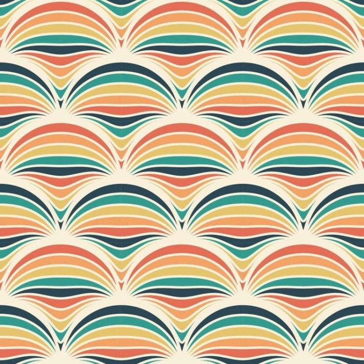 Papel de Parede Adesivo Escama de Peixe...