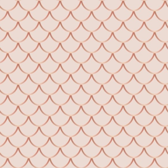 Papel de Parede Adesivo Escama de Peixe Rosa N08150