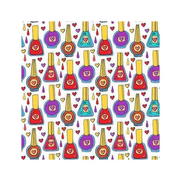 Papel de Parede Adesivo Esmaltes Coloridos 392672098