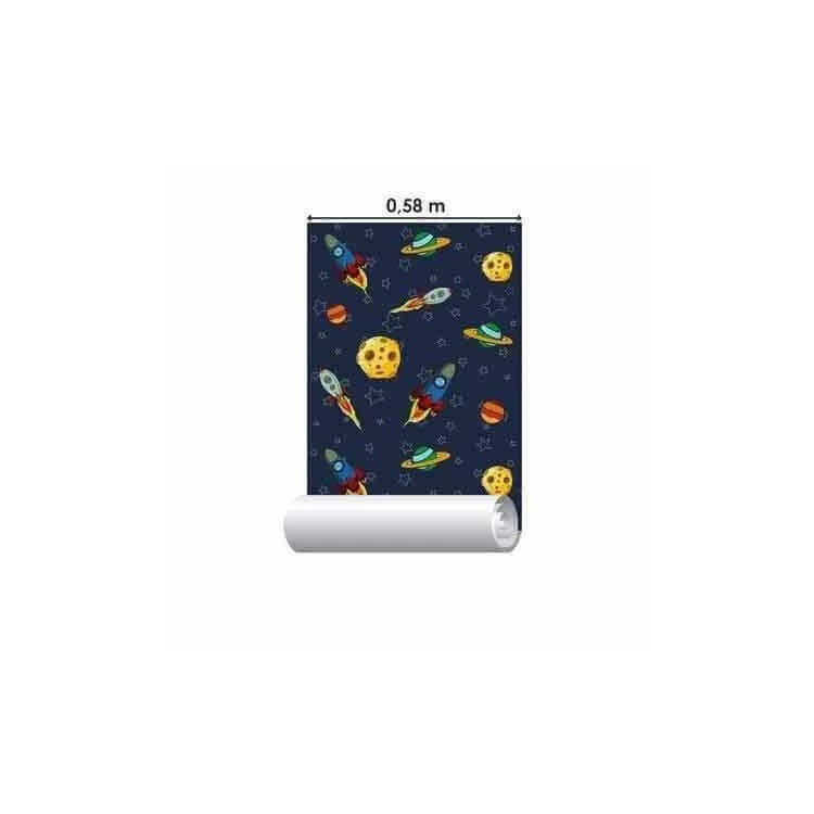 Papel de Parede Adesivo Espaço 9094