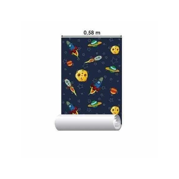 Papel de Parede Adesivo Espaço 9094