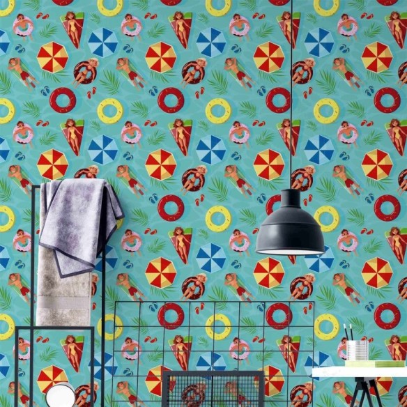 Papel de Parede Adesivo Esporte N359