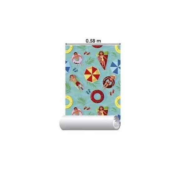 Papel de Parede Adesivo Esporte N359