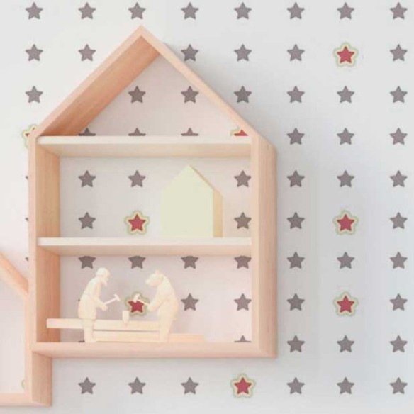 Papel de Parede Adesivo Estelas Mini N018063
