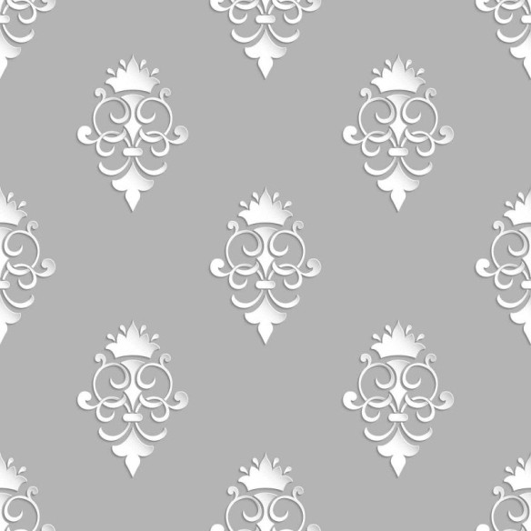 Papel de Parede Adesivo Estilo vintage cinza N03143