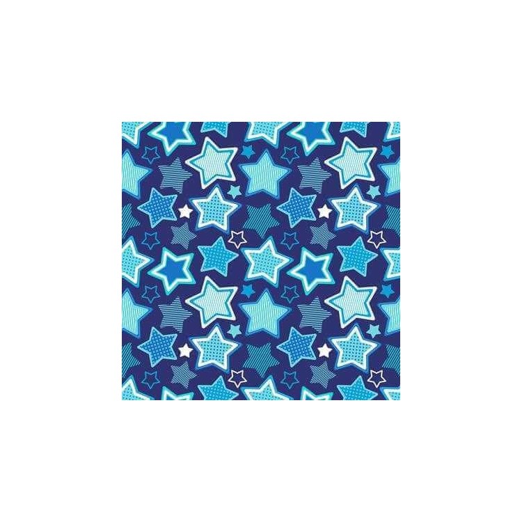 Papel de Parede Adesivo Estrela Azul 198901