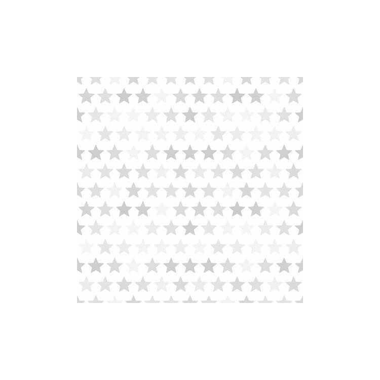 Papel de Parede Adesivo Estrela Cinza 272461277