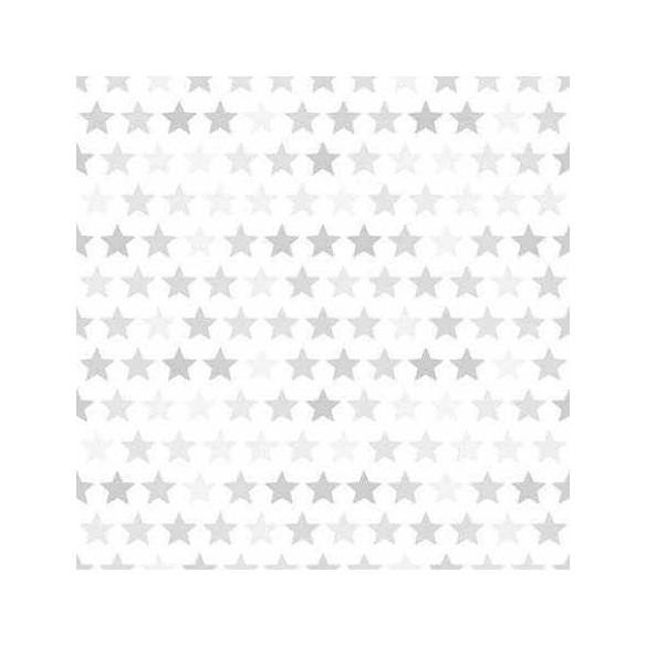 Papel de Parede Adesivo Estrela Cinza 272461277