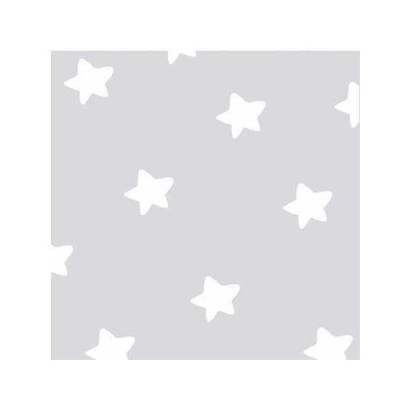 Papel de Parede Adesivo Estrela Cinza 399201063