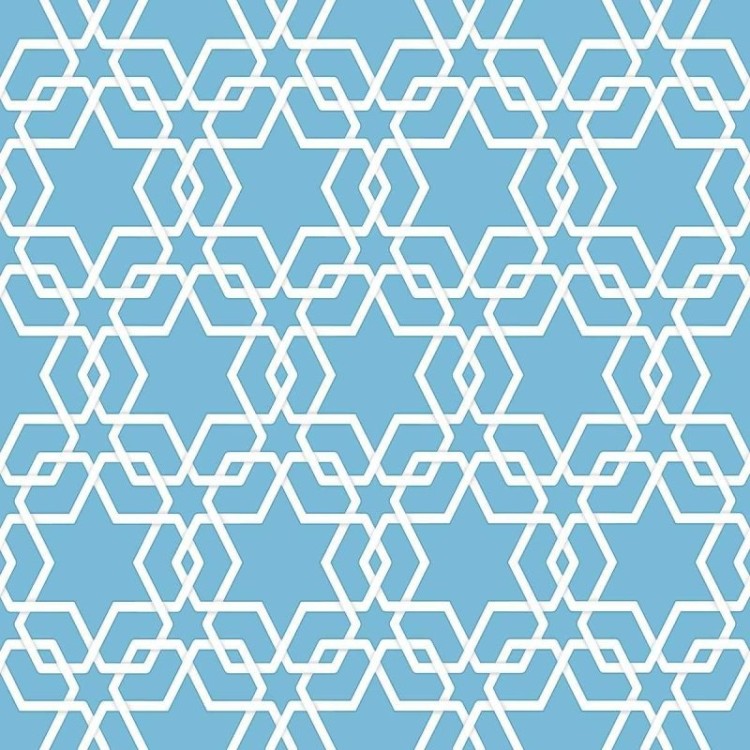 Papel de Parede Adesivo Estrela de Davi...