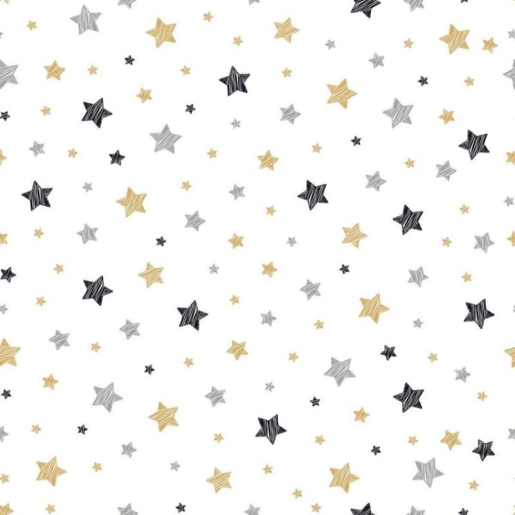 Papel de Parede Adesivo Estrela Minimalista N04145