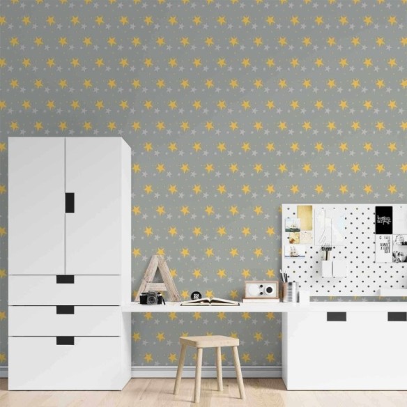 Papel de Parede Adesivo Estrela N219358C