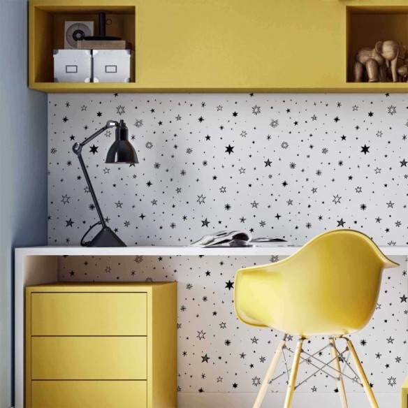 Papel de Parede Adesivo Estrela N366