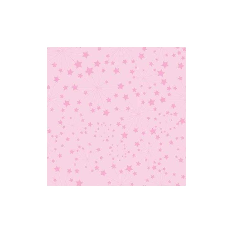 Papel de Parede Adesivo Estrela Rosa 060814