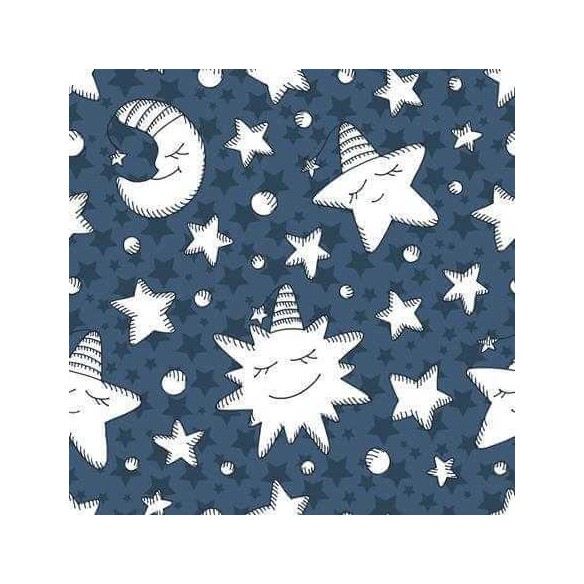 Papel de Parede Adesivo Estrelas Azul 335109326