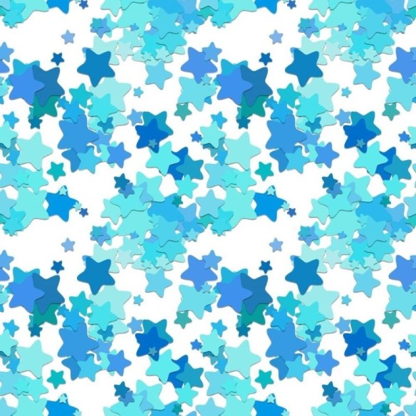 Papel de Parede Adesivo Estrelas Céu Estrelado Azul N012012