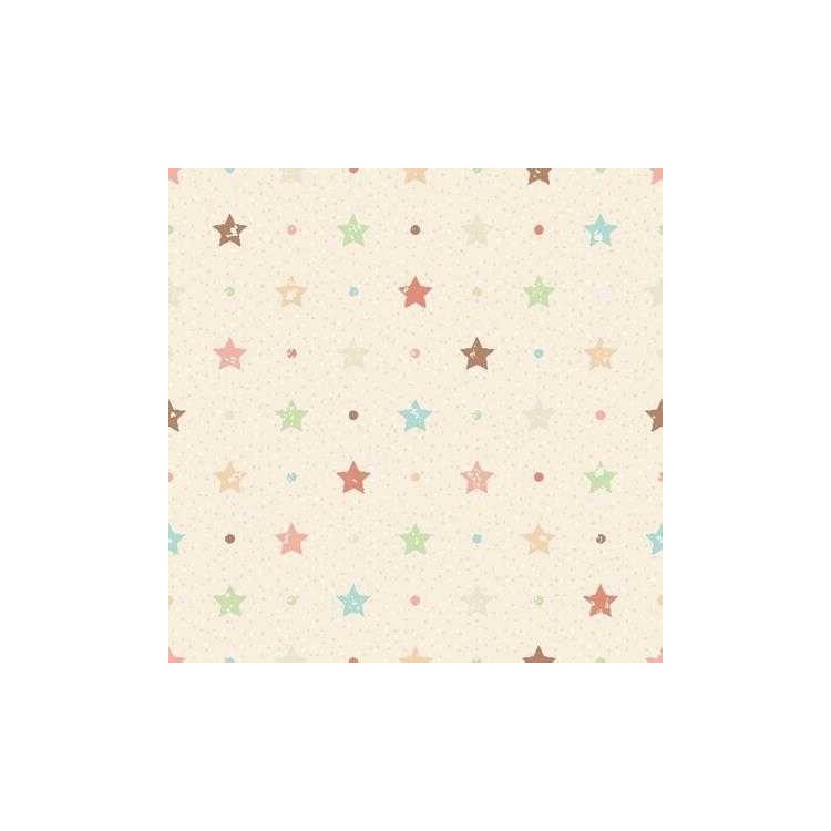 Papel de Parede Adesivo Estrelas Coloridas...