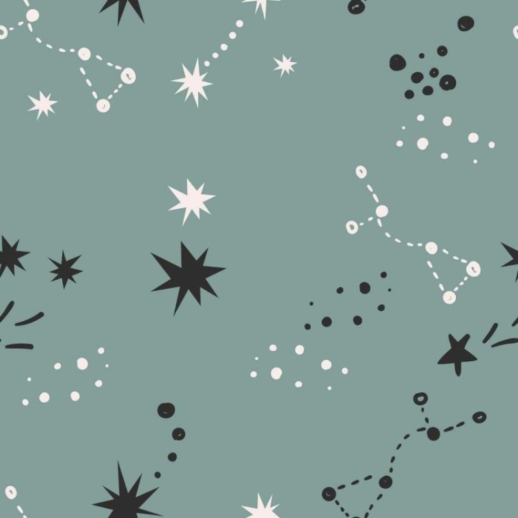Papel de Parede Adesivo Estrelas e Contelações...