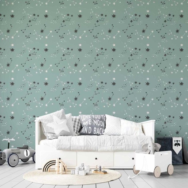 Papel de Parede Adesivo Estrelas e Contelações...
