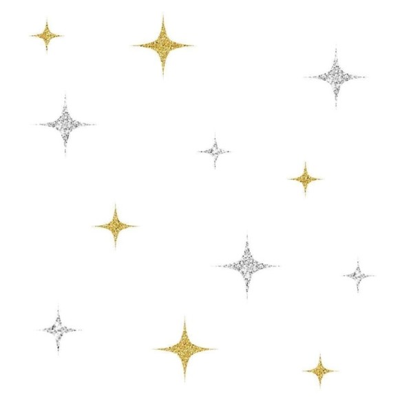 Papel de Parede Adesivo Estrelas N08195