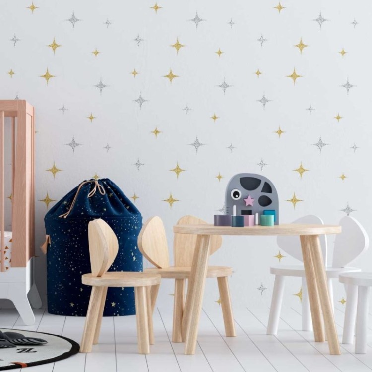 Papel de Parede Adesivo Estrelas N08195