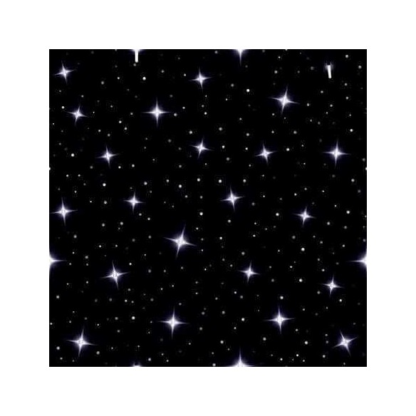 Papel de Parede Adesivo Estrelas Preto e Branco 205806058