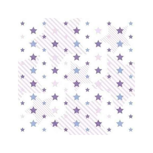 Papel de Parede Adesivo Estrelas Roxa 393462037