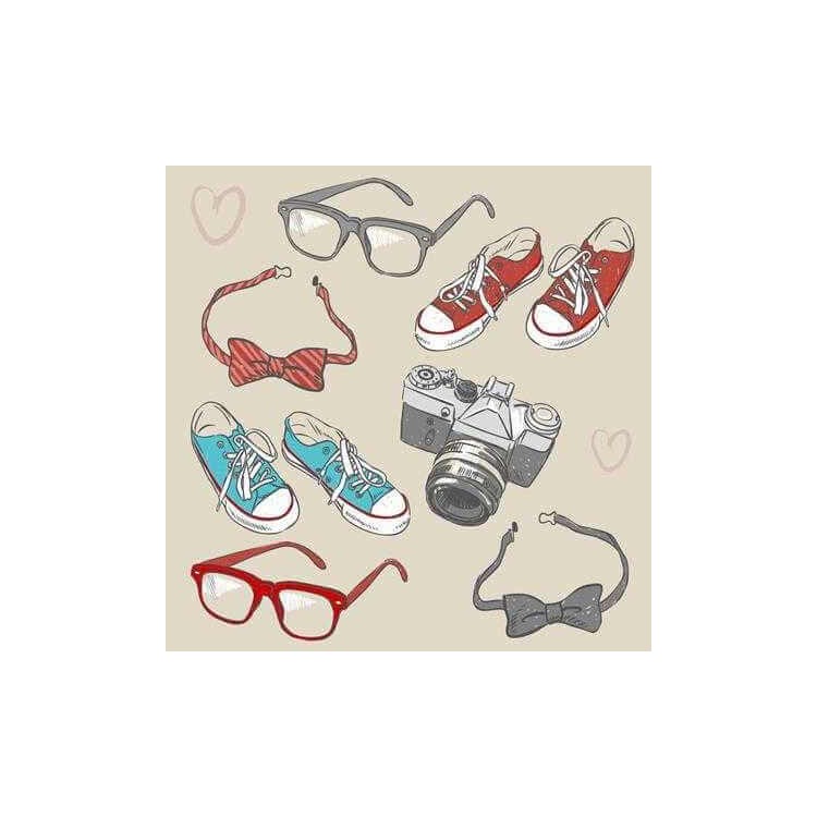 Papel de Parede Adesivo Fashion Jovem 106018904