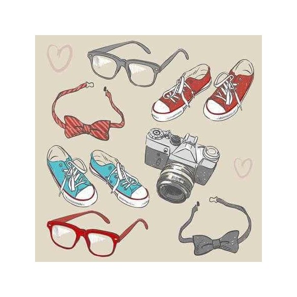 Papel de Parede Adesivo Fashion Jovem 106018904