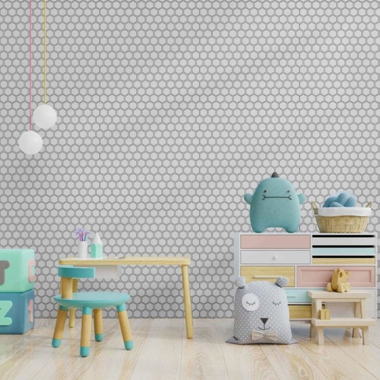Papel de Parede Adesivo Favos em Hexágono N08166