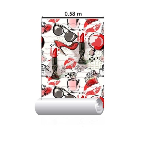 Papel de Parede Adesivo Feminino N03052