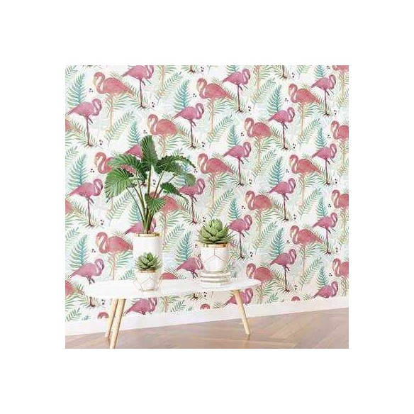 Papel de Parede Adesivo Flamingo Tumblr N302057
