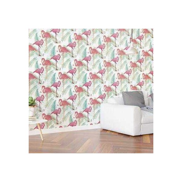 Papel de Parede Adesivo Flamingo Tumblr N302057