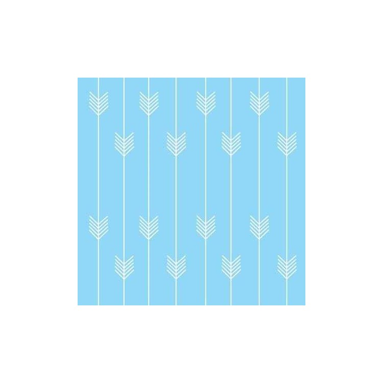 Papel de Parede Adesivo Flecha Jovem Azul 248932