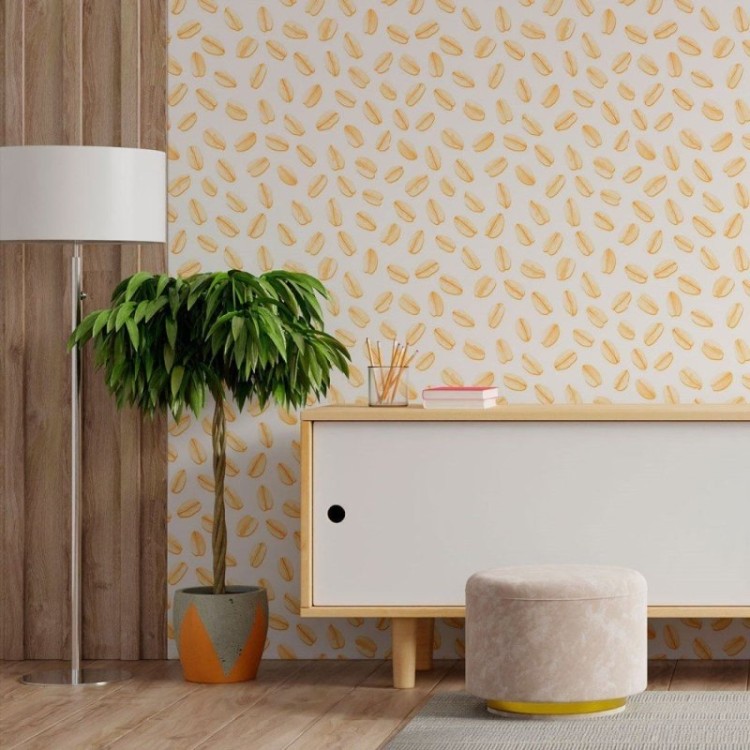 Papel de Parede Adesivo Flocos de aveia N013154