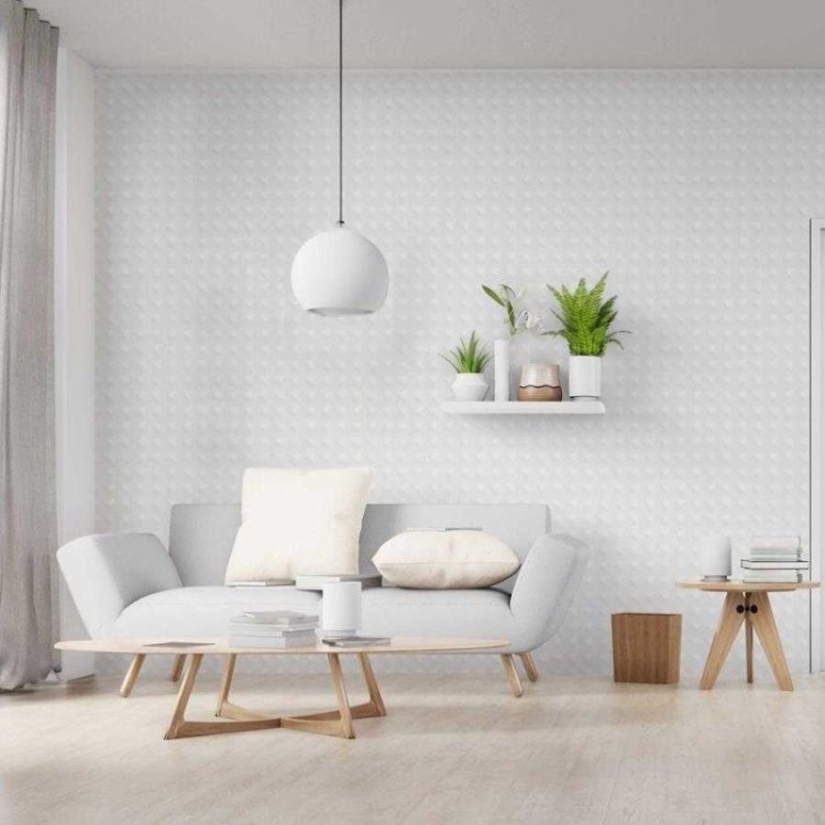 Papel de Parede Adesivo 3D Off white N06086