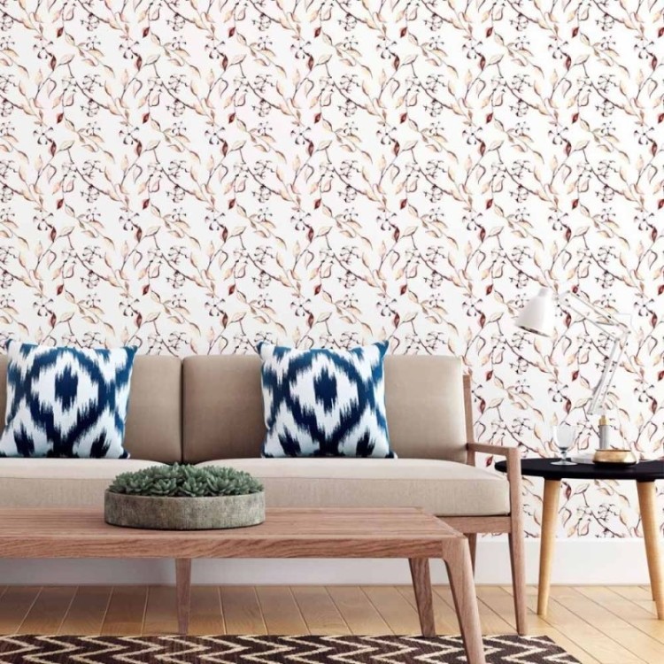 Papel de Parede Adesivo Flor de Algodão N015137